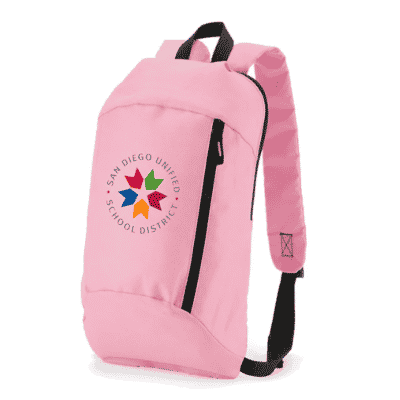 Pink Light Weight Custom Backpack
